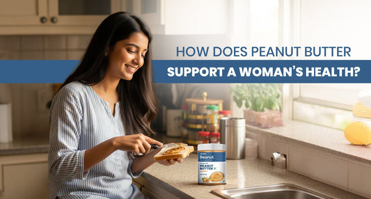 How does peanut butter support a woman’s health