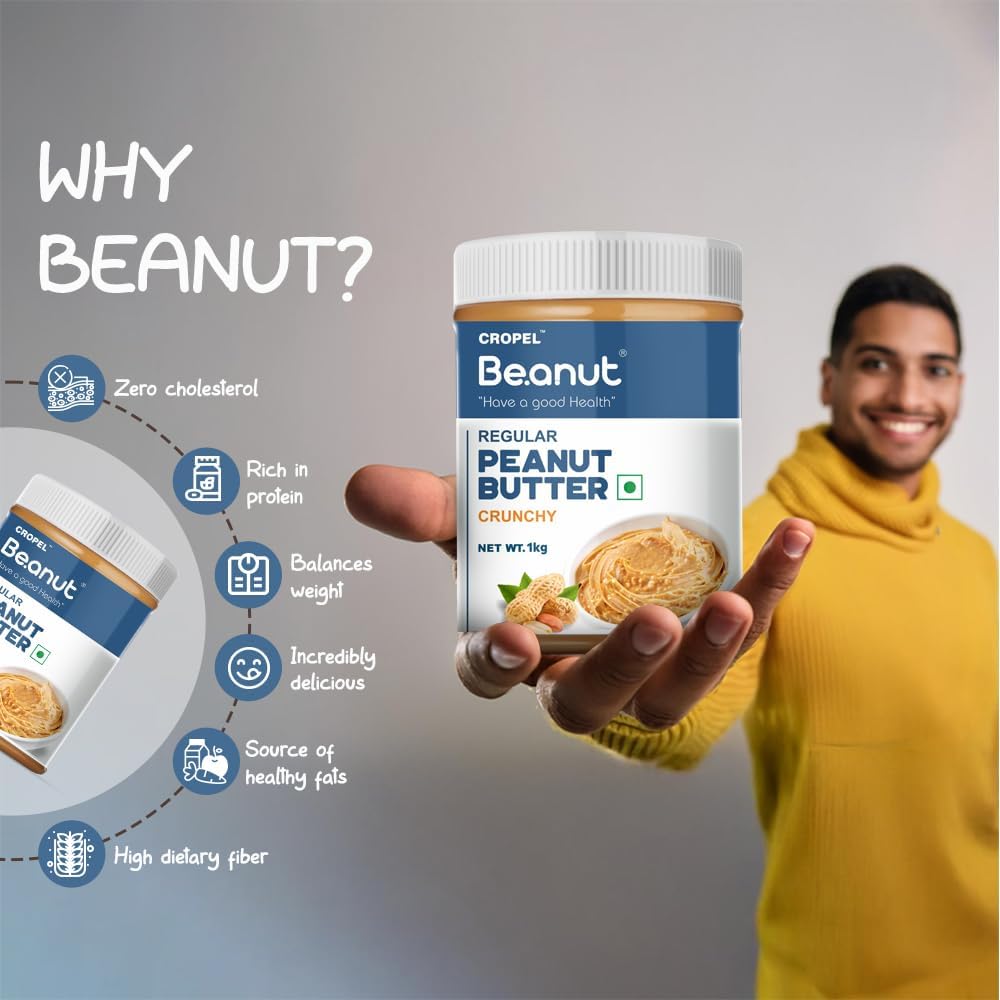Regular Crunchy Peanut Butter (1kg) & Diet Muesli (400gm) Combo