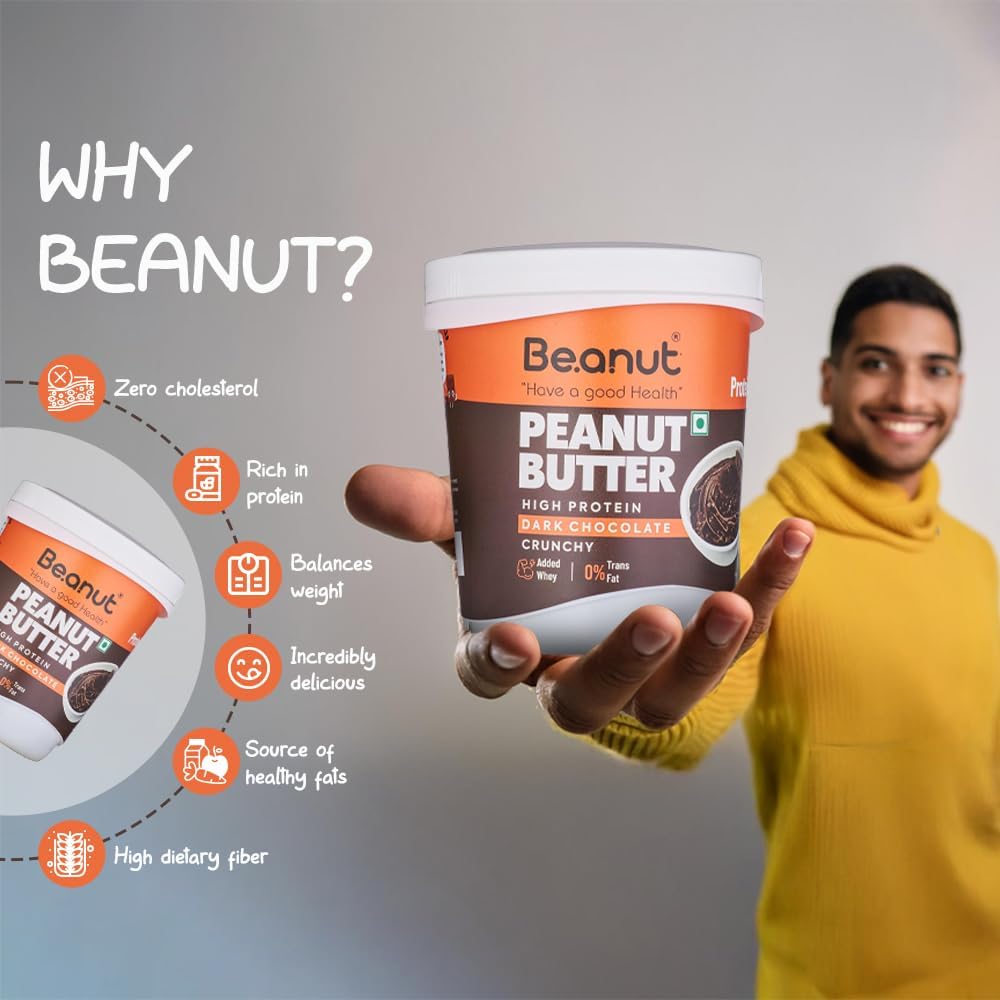 High Protein Crunchy Peanut Butter (1kg) & Chocolate Muesli (400gm) Combo