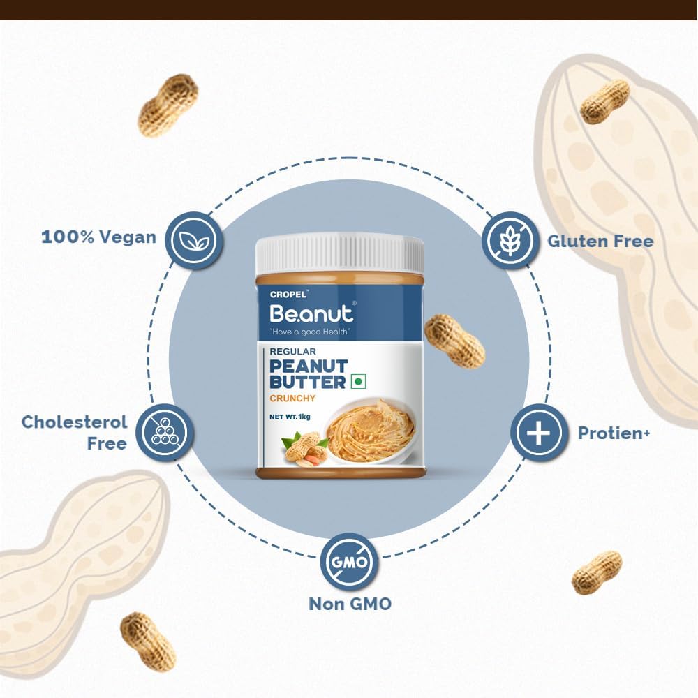 Regular Crunchy Peanut Butter (1kg) & Diet Muesli (400gm) Combo