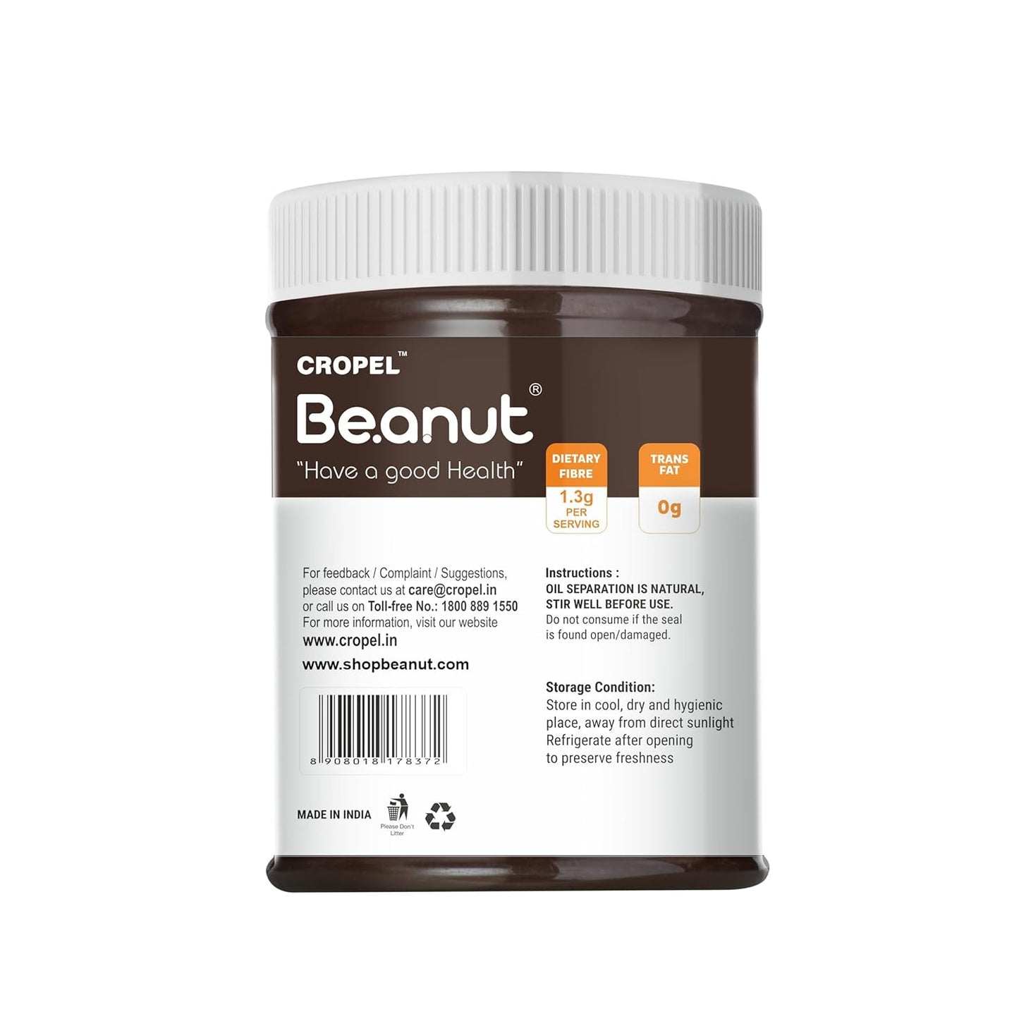 Dark Chocolate Crunchy Peanut Butter (1kg) & Chocolate Muesli (400gm) Combo