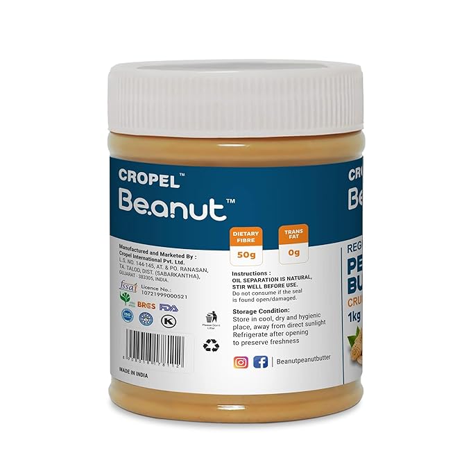 Regular Crunchy Peanut Butter (1kg) & Diet Muesli (400gm) Combo