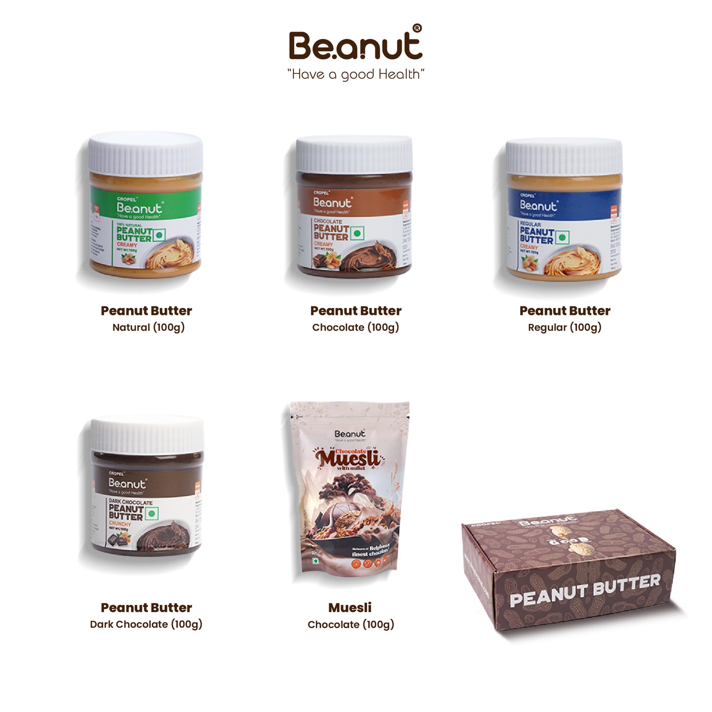 Beanut Gift Set - Chocolate Muesli & Peanut Butter Gift Set