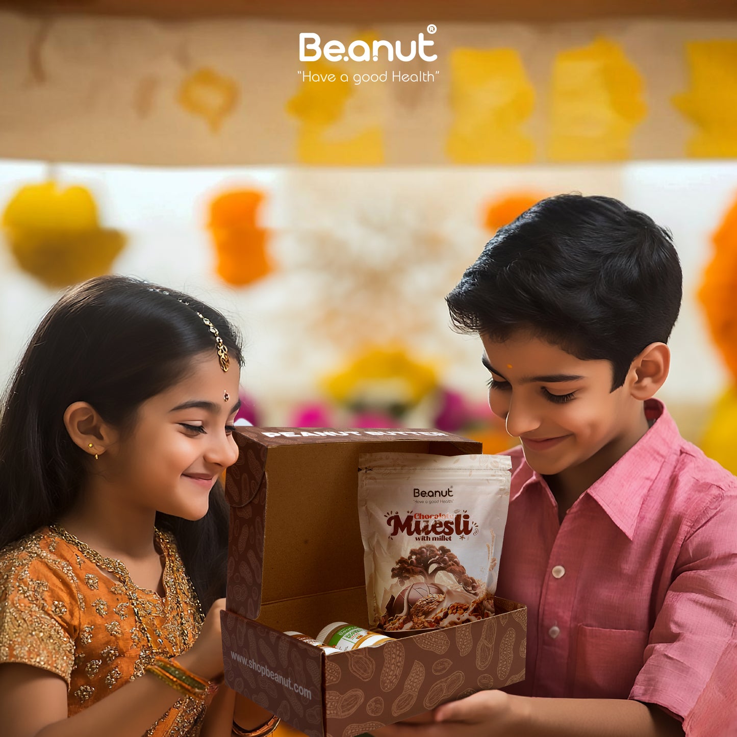 Beanut Gift Set - Chocolate Muesli & Peanut Butter Gift Set