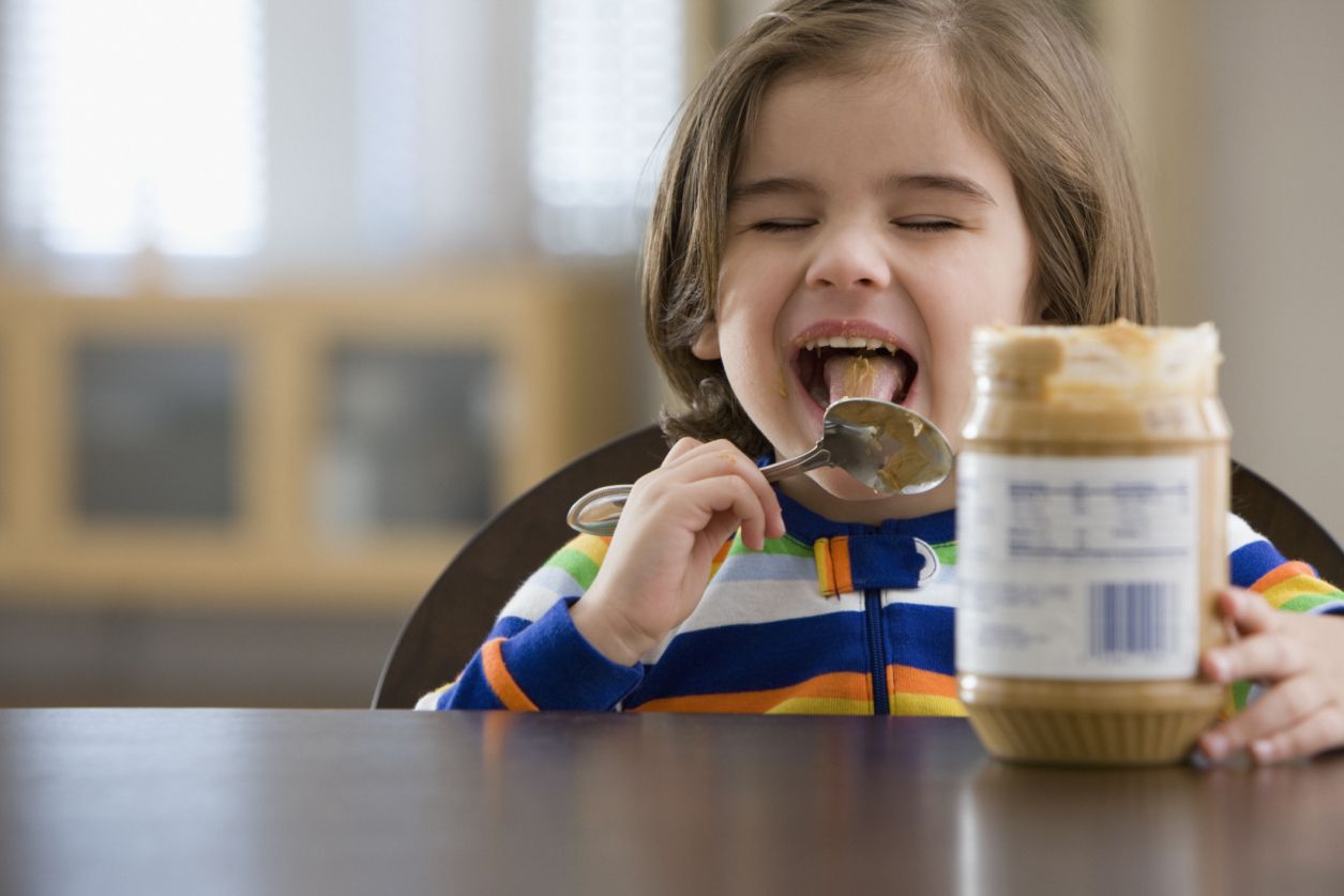 breakfast with peanut butter  