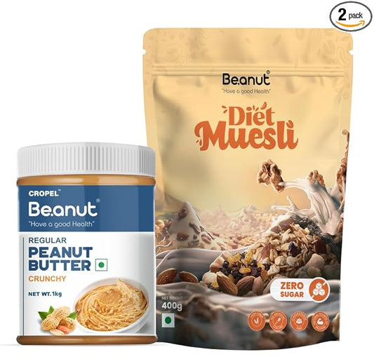 Crunchy Peanut Butter & Diet Muesli Combo