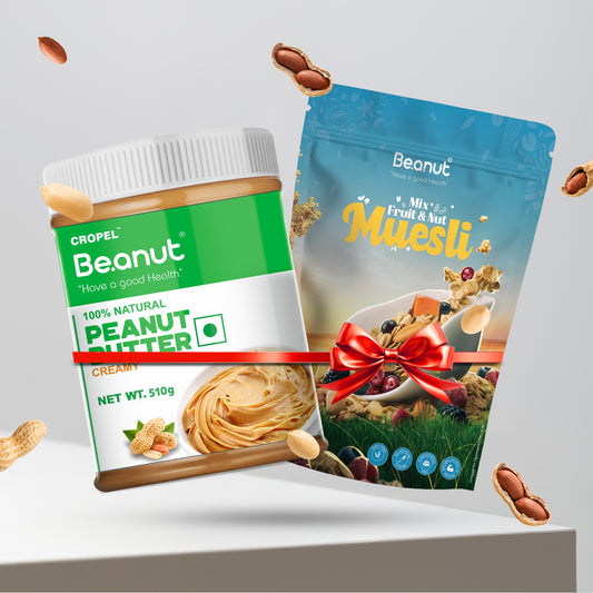 Natural Peanut Butter & Dryfruit Muesli Combo