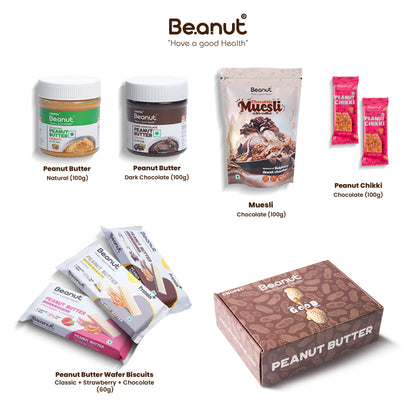 Beanut Gift Hamper - Peanut Butter, Chikki, Muesli & Wafer Biscuits