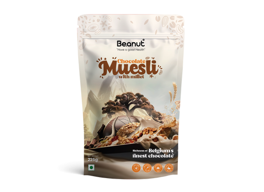 Beanut Chocolate Muesli with Millet 225g