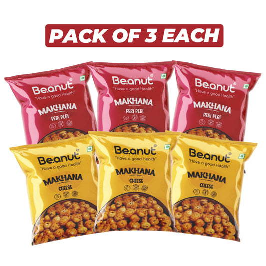 Makhna Combo Peri-Peri & Cheese (3pc Each)